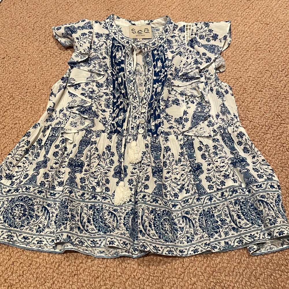 Sea ruffled shirt size 0